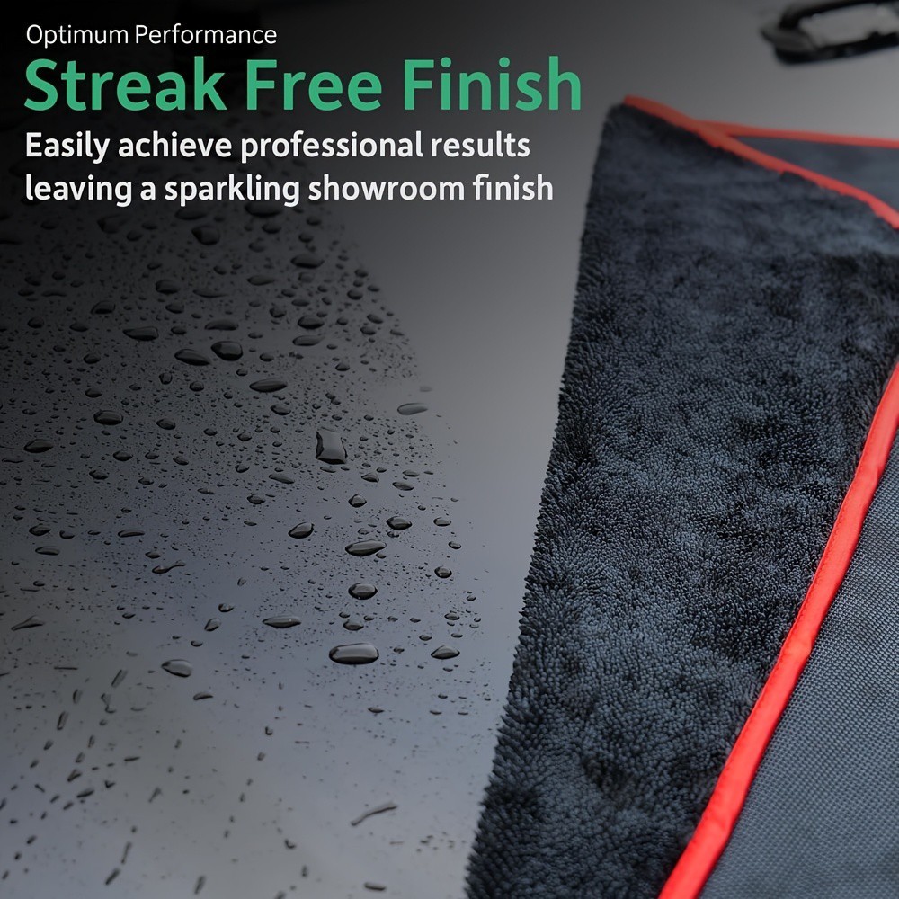 Extra Large Microfiber Vehicle Drying Towel Super Absorbent Double-Sided...