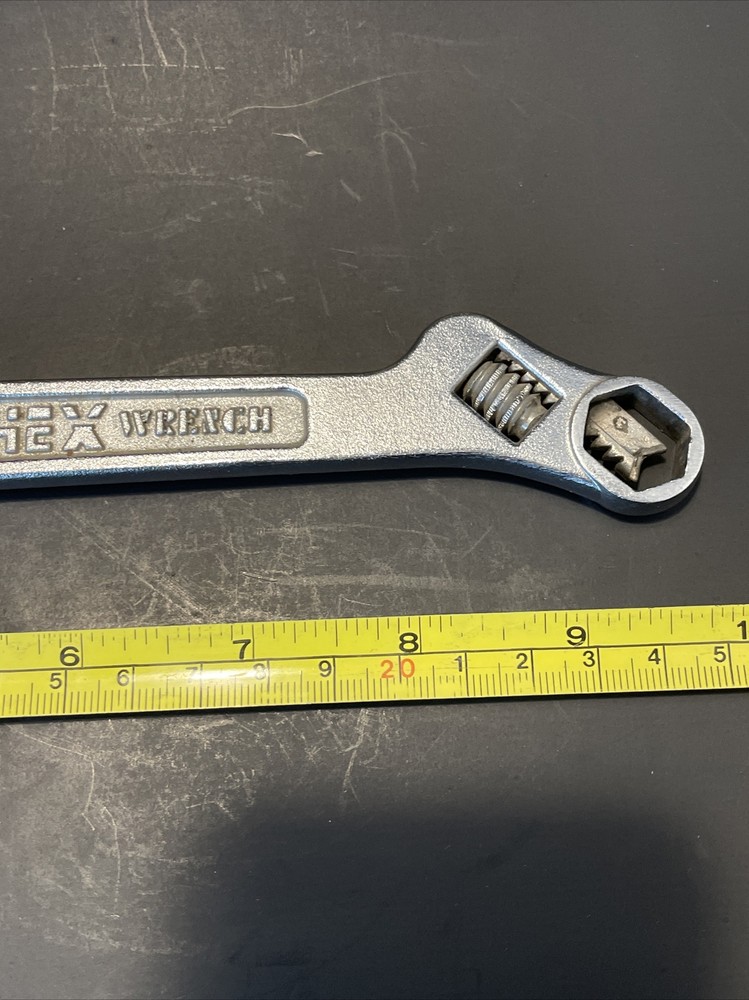 Rare!! CEX-HEX Adjustable Box-End Wrench