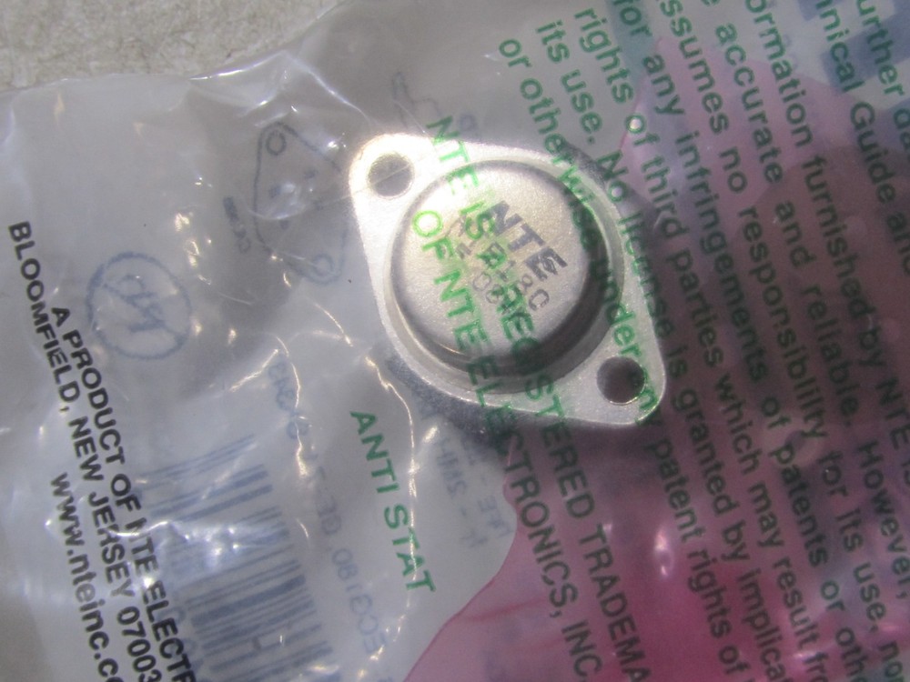 NTE Eletronics NTE180 Silicon Power Transistor High Power Audio Amplifier