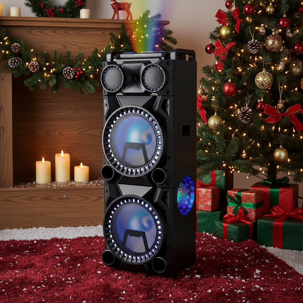 18500W Portable Bluetooth Speaker Sub woofer Heavy Bass Sound Party System w/Mic