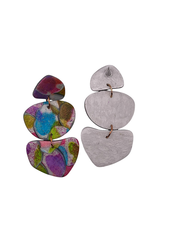 Handmade Polymer Clay Dangle Earrings