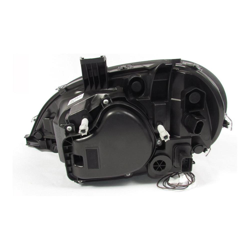 Fortpro Chrome Housing Projector Headlight with LED Light Bar For Freightliner C