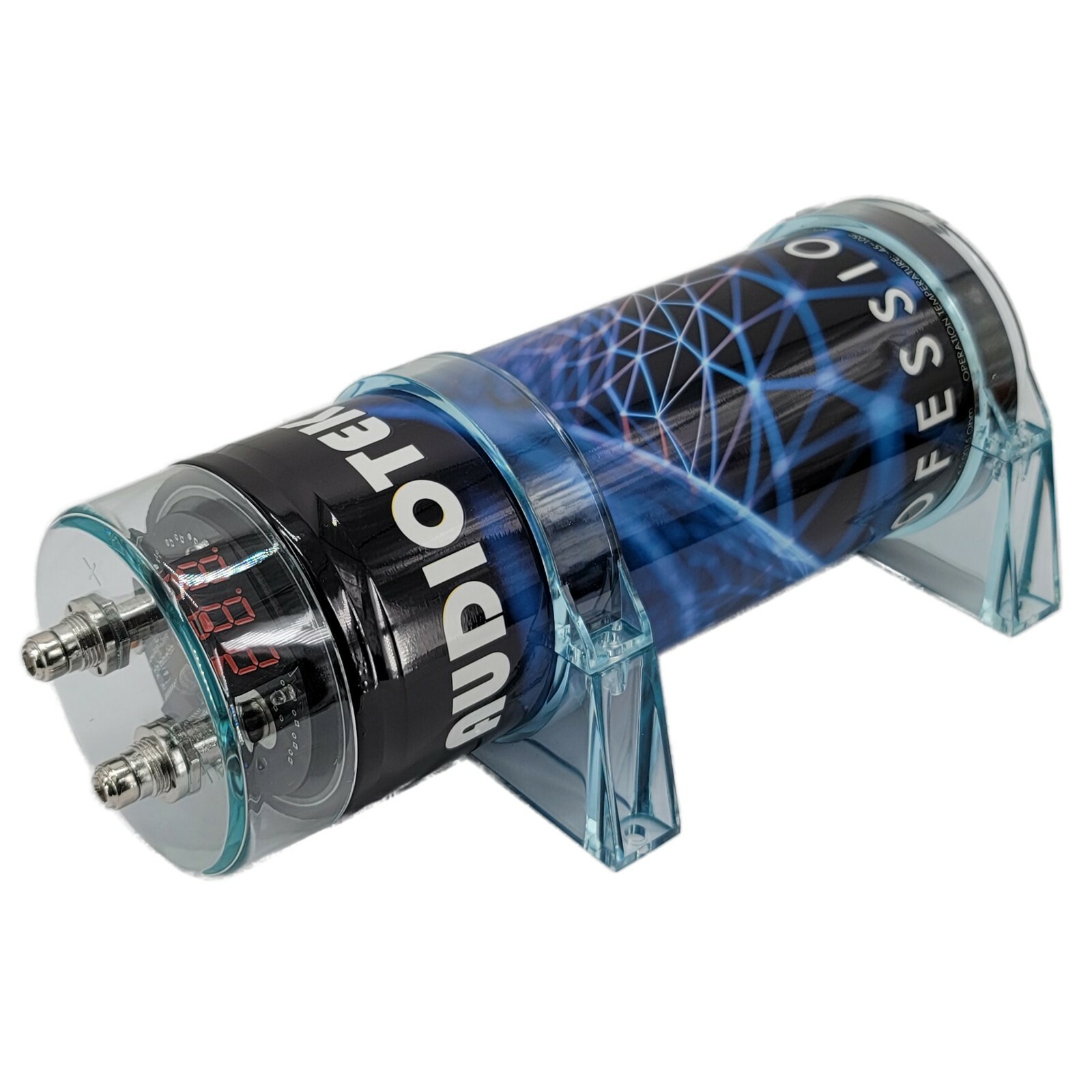 5.0 Farad Capacitor Car Audio 5000W Power 12V Digital 3 Digit Display + 0 GA KIT