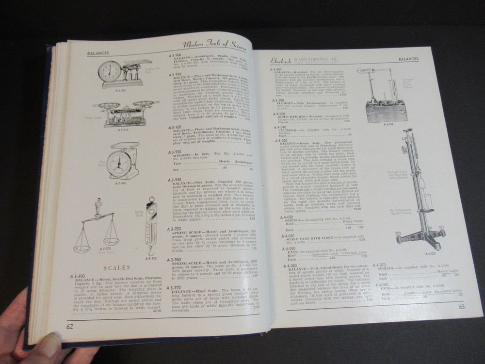Eberbach Ann Arbor Laboratory Apparatus Catalog E 41 1941