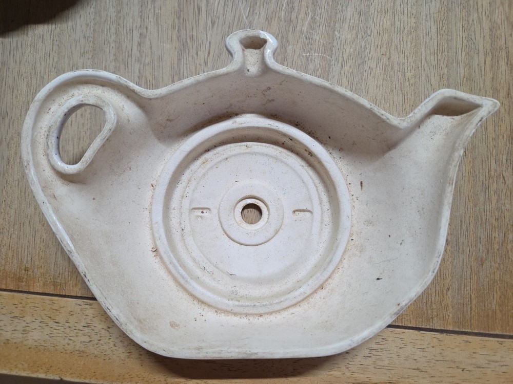 Tea\Coffee Pot Sessions Clock Ivory Ceramic: No Clock Restore Project A32