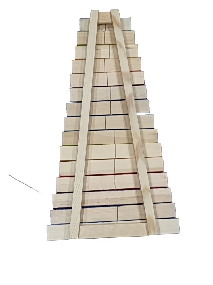 Rainbow Xylophone 15 Note, Two Octaves G-G Colour-Coded with Beaters - A-Star