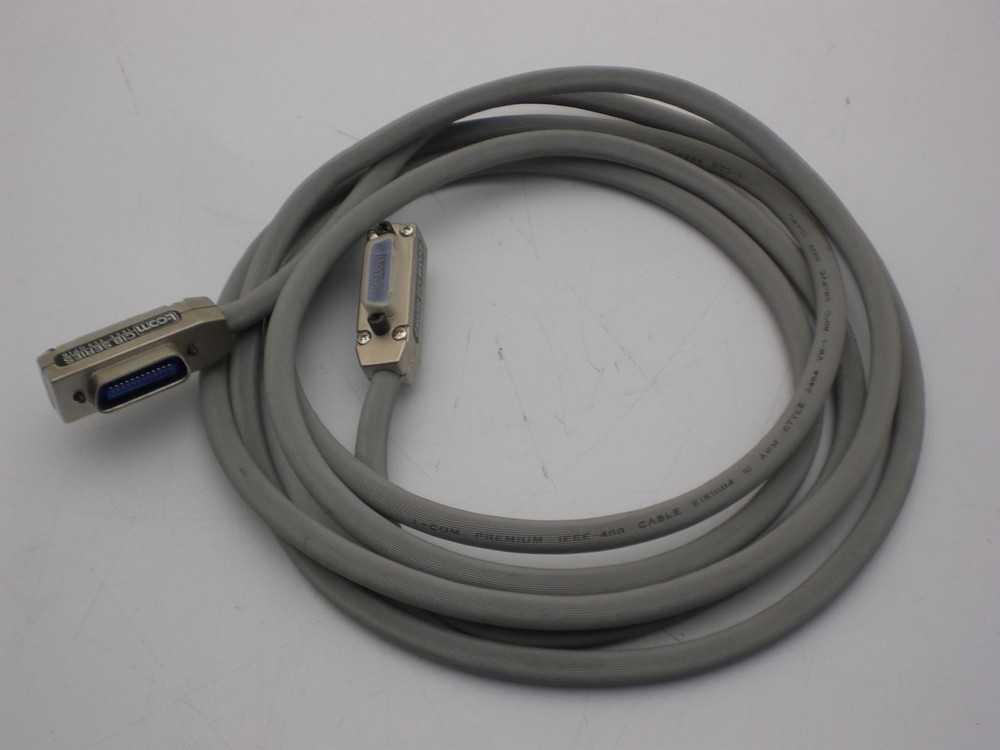 L-COM CIB24-2M IEEE-488 CABLE ASSEMBLY, GPIB, 4M, GREY