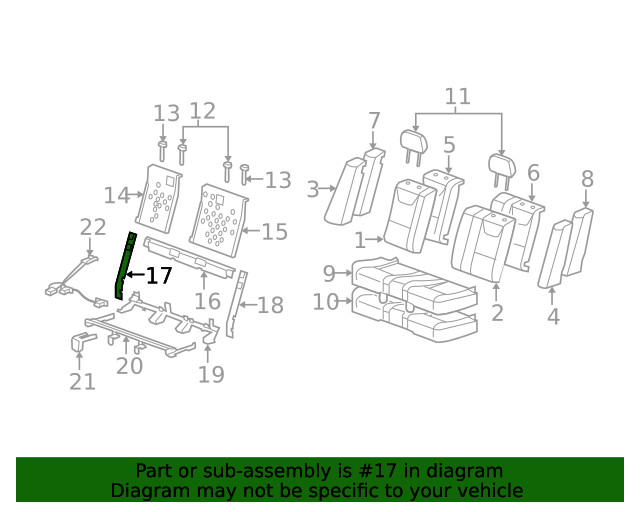 Genuine GM Side Bracket 10395712
