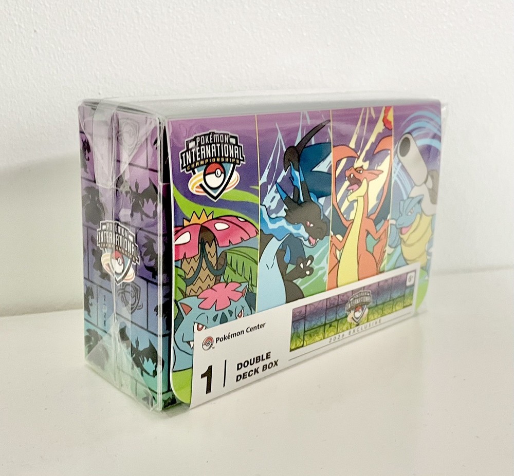 Pokemon Center EUIC 2026 Double Deck Box & Card Sleeves Mega Evolutions