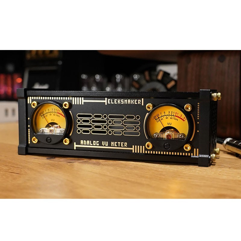EleksVU2 Analog VU Meter Pickup Light RGB Light Level Voice Control