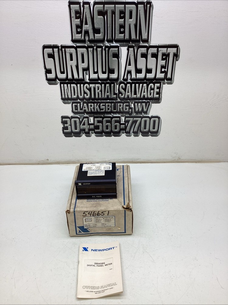 Newport Digital Panel Meter 200AS-3-A3 NIB