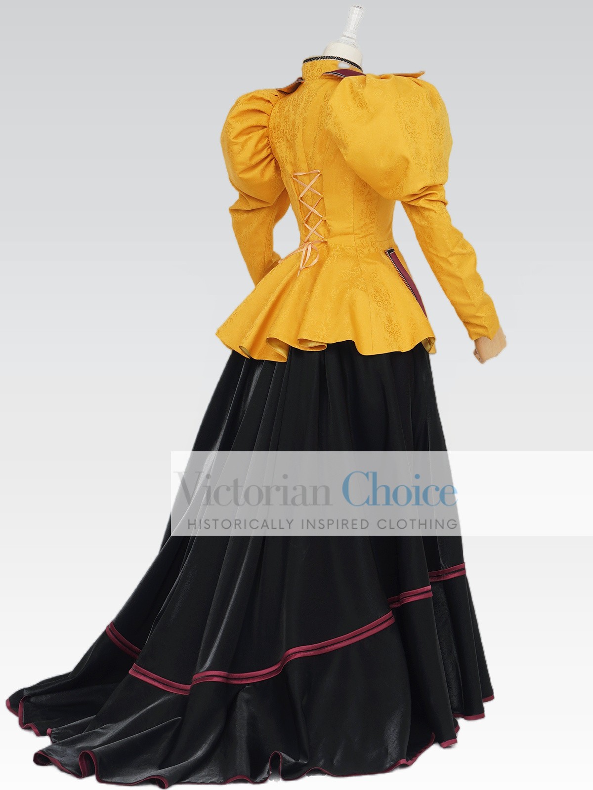 Victorian Vintage Gilded Era 1880s 1890s Period Dress Gown Theater Costume 2418