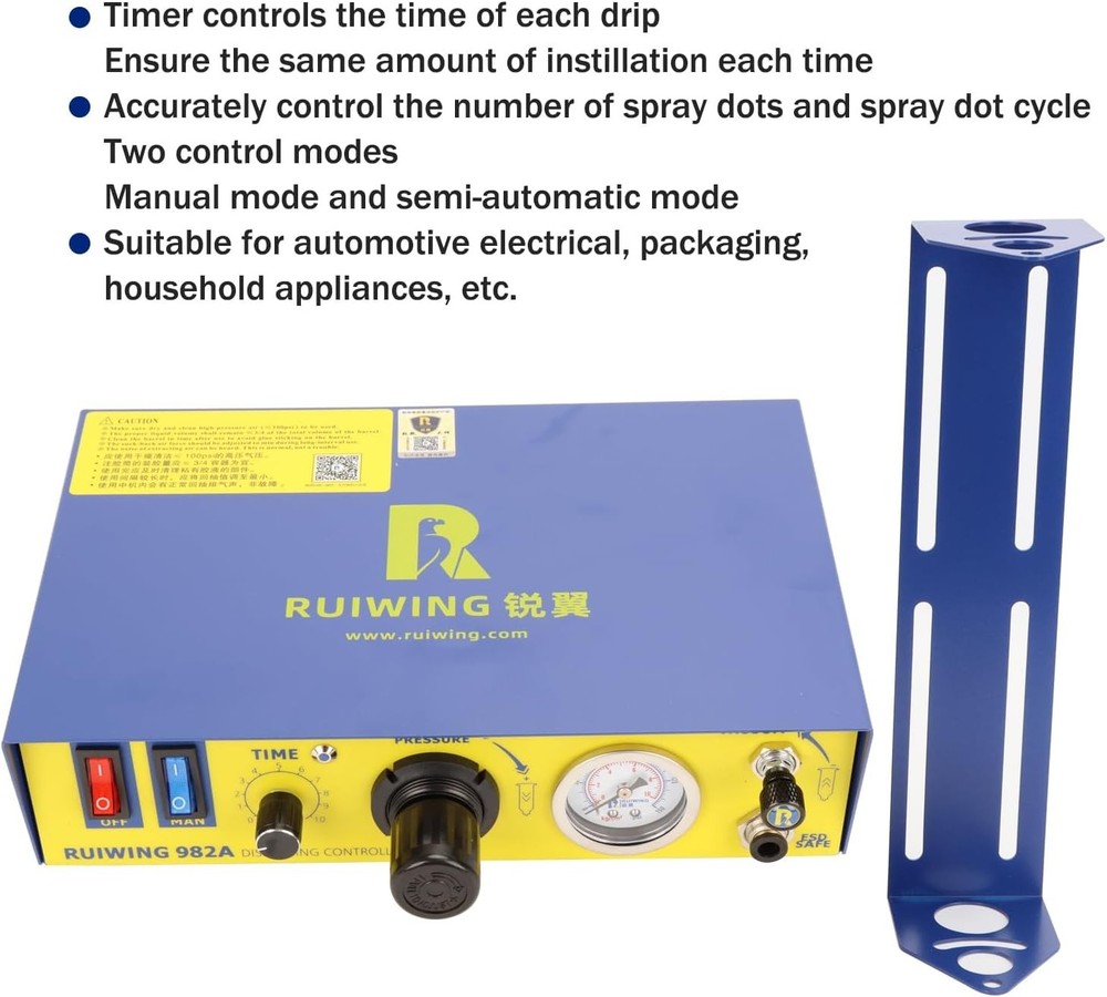 982A Auto Glue Dispenser 110V - Digital Solder Paste Liquid Controller 110V