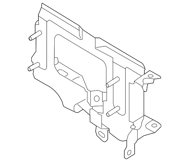 Genuine Nissan Engine Control Module (ECM) Bracket 23714-3DA0A