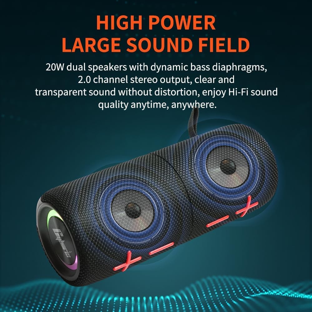 2 in 1 Magnetic Dual Splittable Bluetooth Speaker, Waterproof Split Portable ...