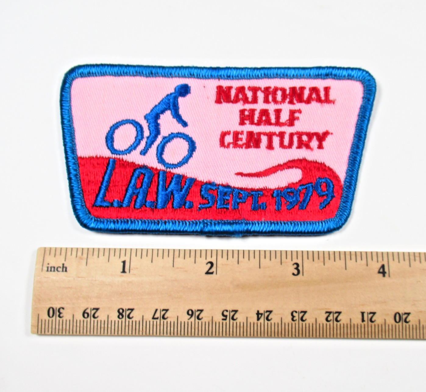 League of American Wheelmen National Half Century 1979 Vintage Patch