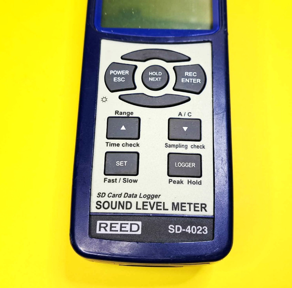 ⚡REED INSTRUMENTS SD-4023 DATA LOGGING SOUND LEVEL METER REAL-TIME TRIPLE-RANGE⚡