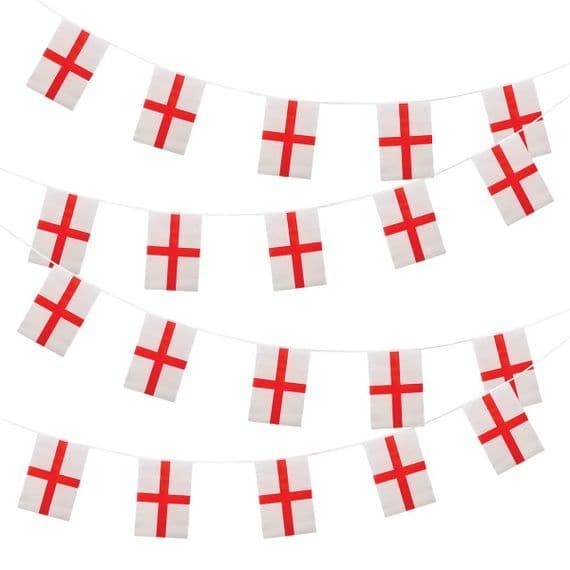 England Flag Bunting