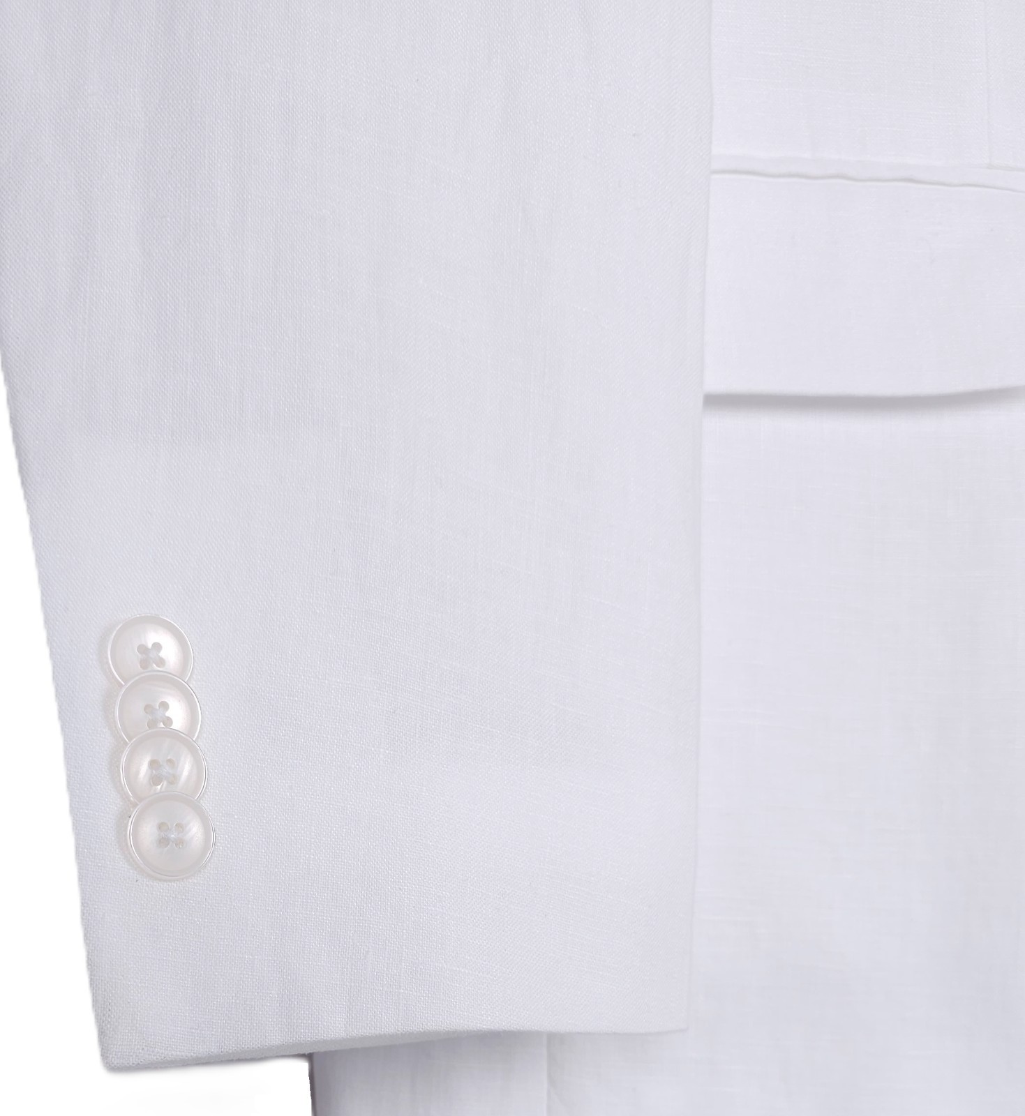 Tommy Hilfiger Men's Modern-Fit 100% Linen Sport Coat White Solid 42R NWT