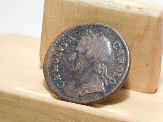 1673 Great Britain Charles II farthing