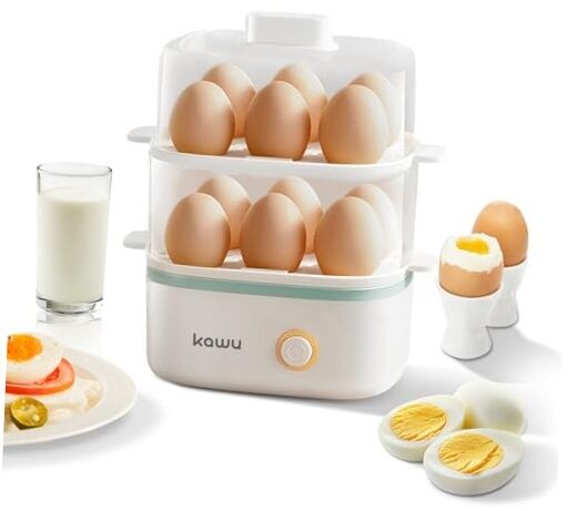 Double-layer Egg Cooker, Fast Electric Egg Boiler, Small Breakfast Machine,