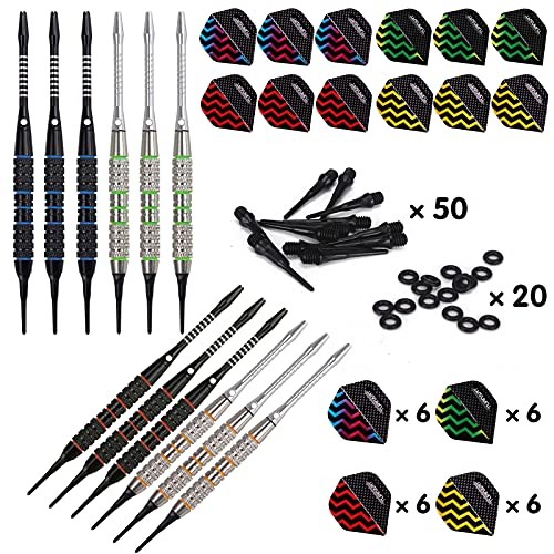 Darts Plastic Tip - Professional Soft Tip Darts Set for Electronic New