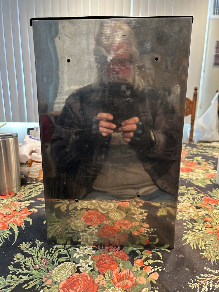 vintage adam mills tab gum machine