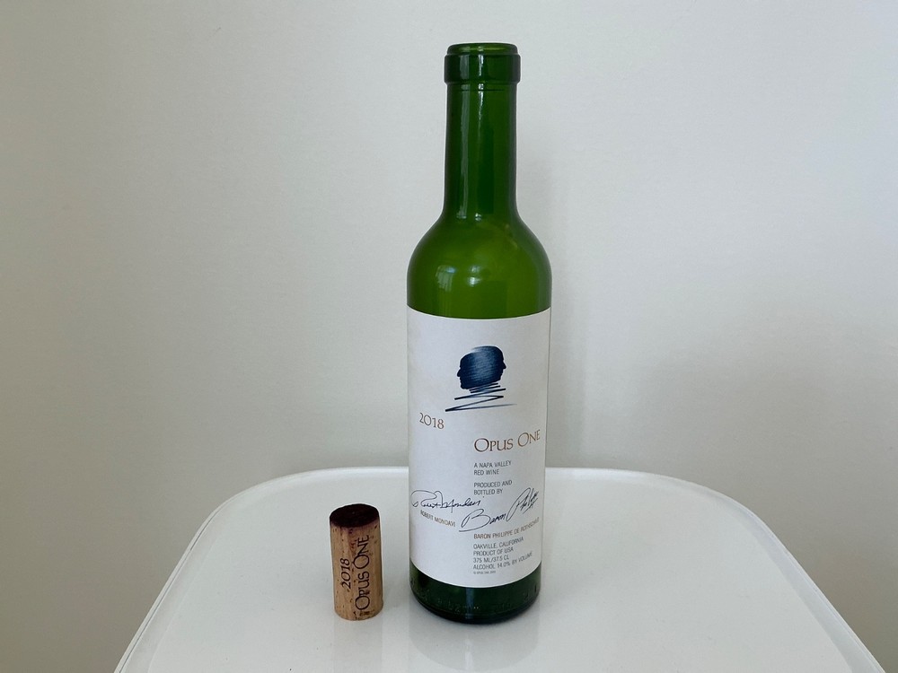 2018 Opus One Wine Bottle WITH CORK
