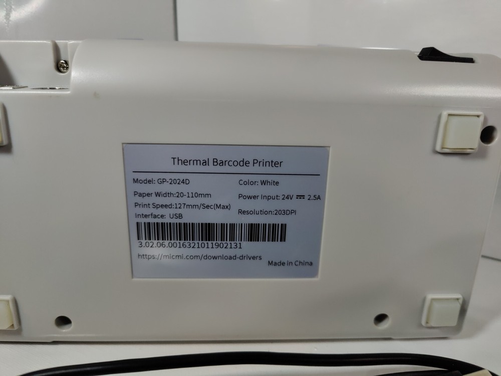 Lable Printer Gp 2024D Thermal Label Printer, Shipping Label Printer