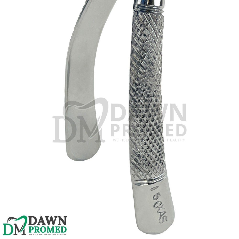 Dental Extracting Forceps #150XAS Serrated, Split Beak Design for Upper Teeth