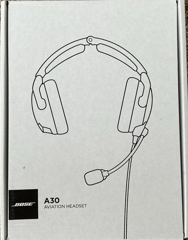 Bose A30 Aviation Headset -  Bluetooth - Dual GA Plug - Brand New