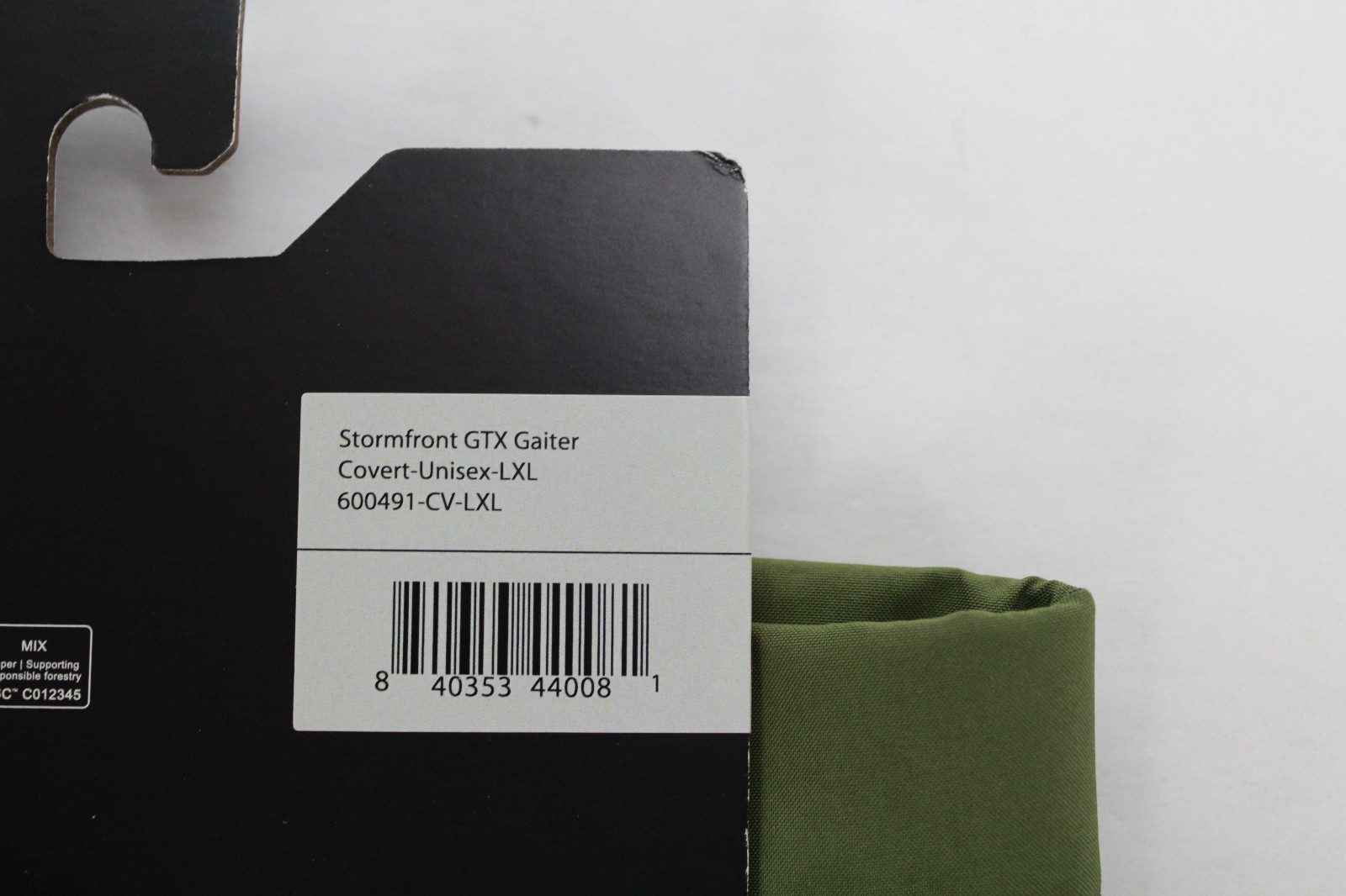 NEW! Sitka Stormfront GORE-TEX GTX Leg Gaiters Covert Olive Black Unisex L-XL