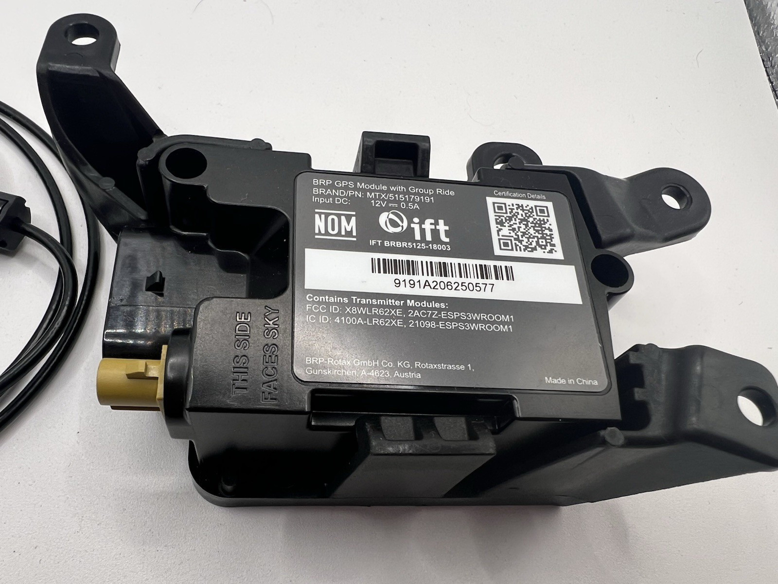 SKI DOO Radio Frequency Module 515179191 W/EXTERNAL ANTENNA