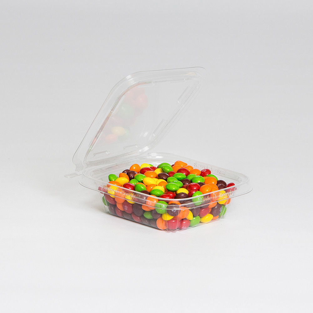 Safe-T-Fresh Polyethylene Tamper Resistant Meal Prep Container 8 oz | 240/Case