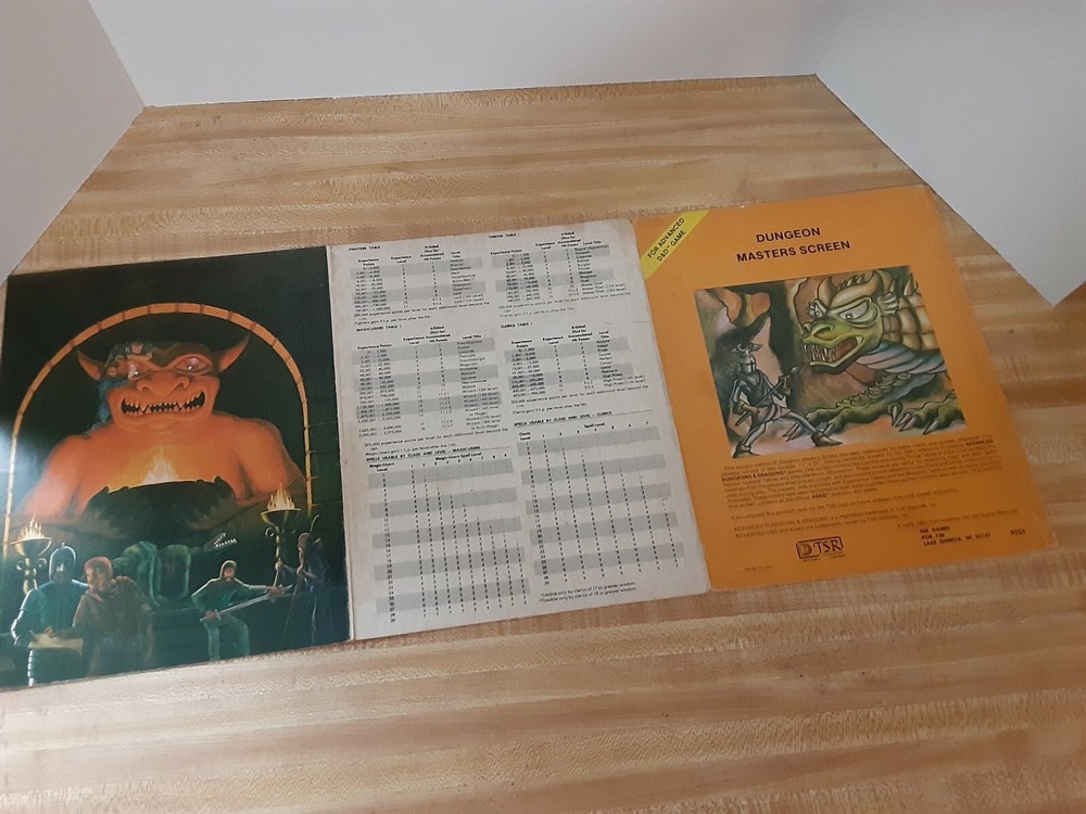 Advanced D&D Game Dungeon Masters Screen 5th+ printing