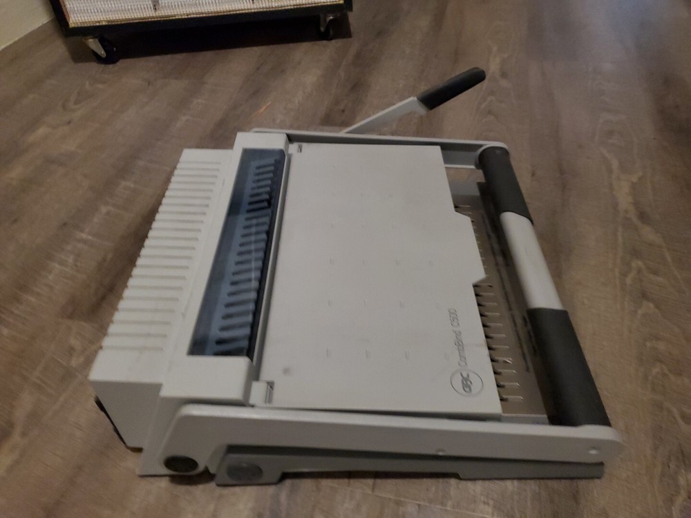 Heavy Duty GBC CombBind C500 Comb Binder Binding Machine- Ready To Use