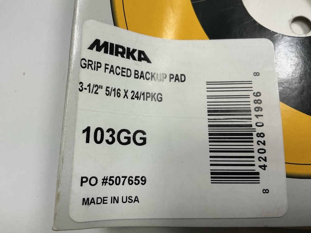 Mirka 103GG 3-1/2" DA Backup Pad Hook & Loop Grip