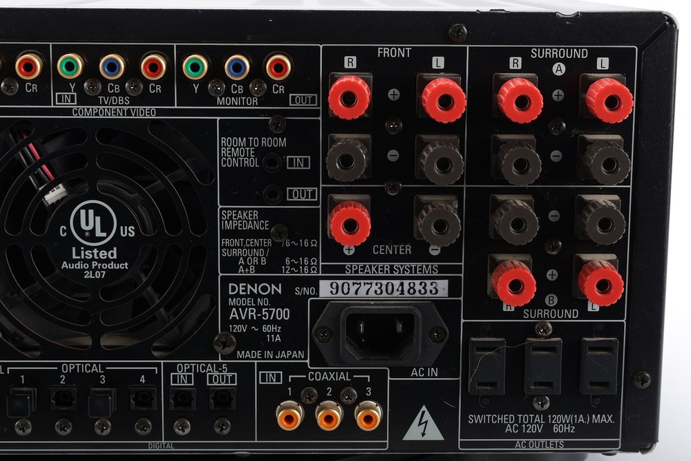 Denon AVR-5700 Precision Audio Component / AV Surround Receiver