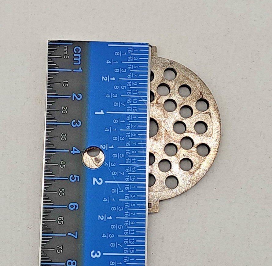 Oster Regency Kitchen Center Replacement Meat Grinder Fine Grinding Disc Plate