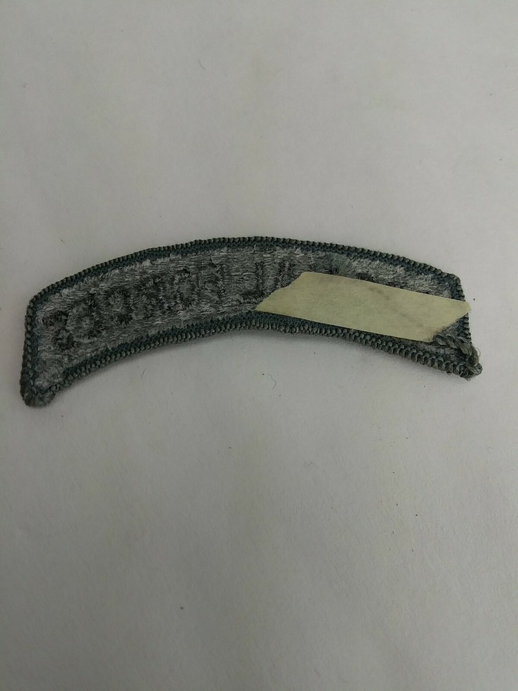 Special Forces Gray Black Grey Tab Patch U.S. Military