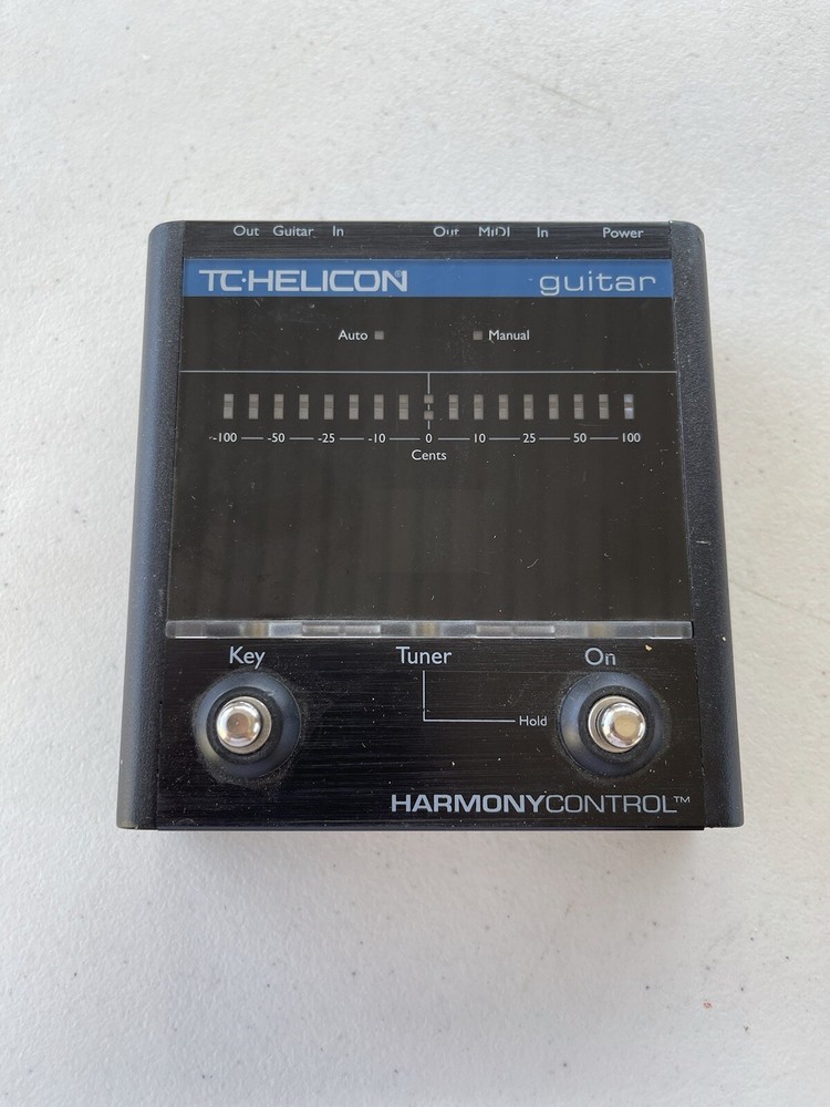 TC Helicon Harmony Control Guitar Controller Vocal Effect Pedal + Power Supply