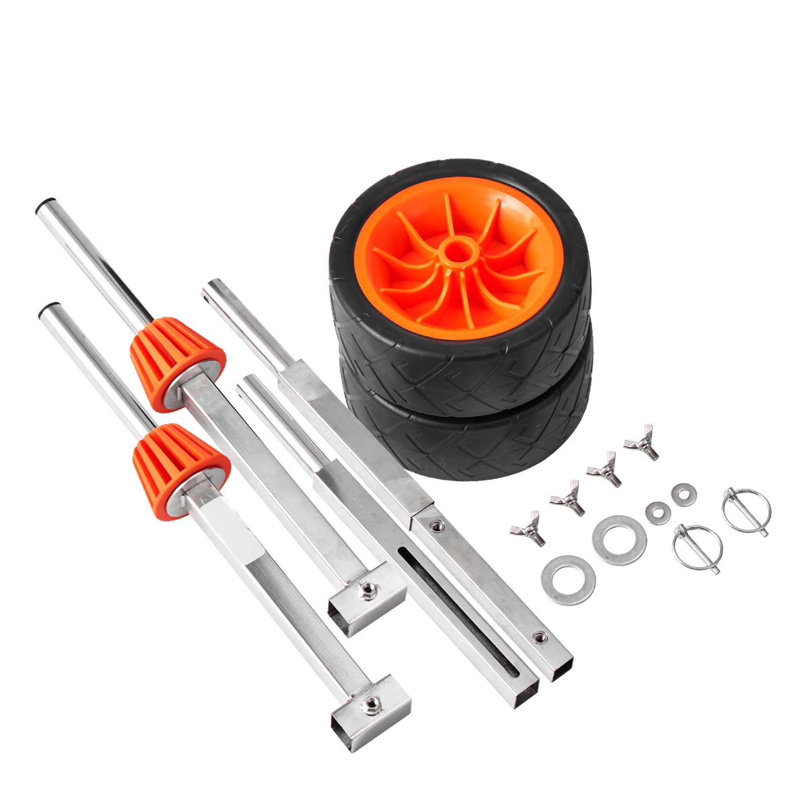 Uimoso Kayak Cart Canoe Boat Carrier Detachable 250lbs 7.5" Solid Rubber Tires