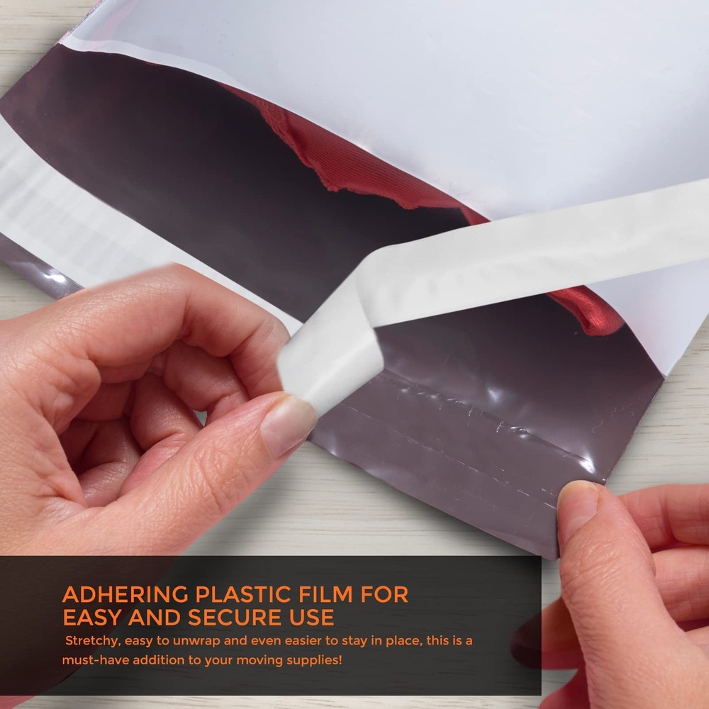 100 Pcs 9x12 Poly Mailers, Durable Adhesive Envelopes, Grey