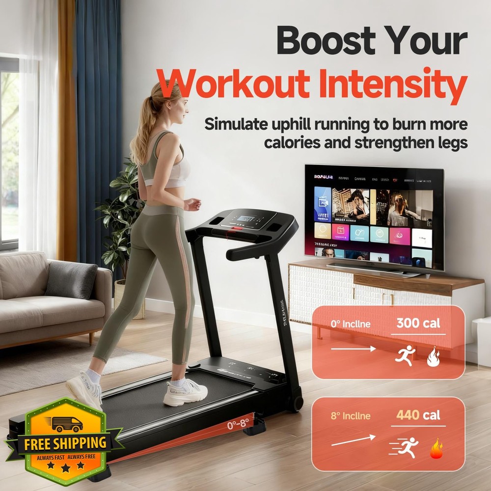 4-Pack Treadmill Incline Riser Blocks Adjustable Height
