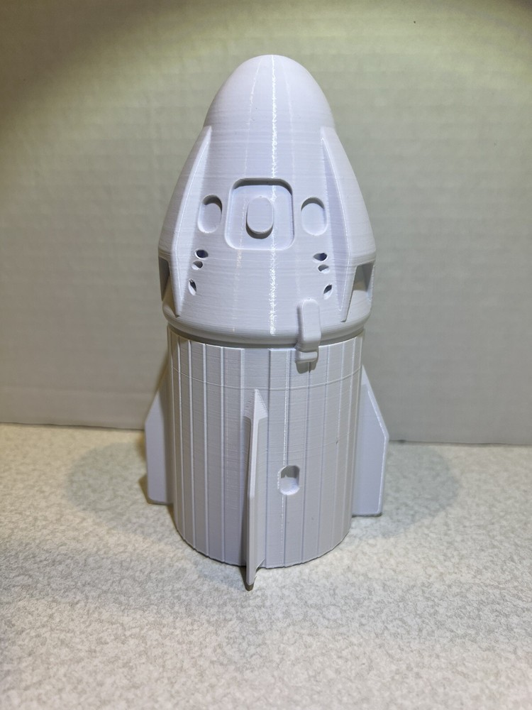 SpaceX Dragon Spacecraft Model, 6in scale