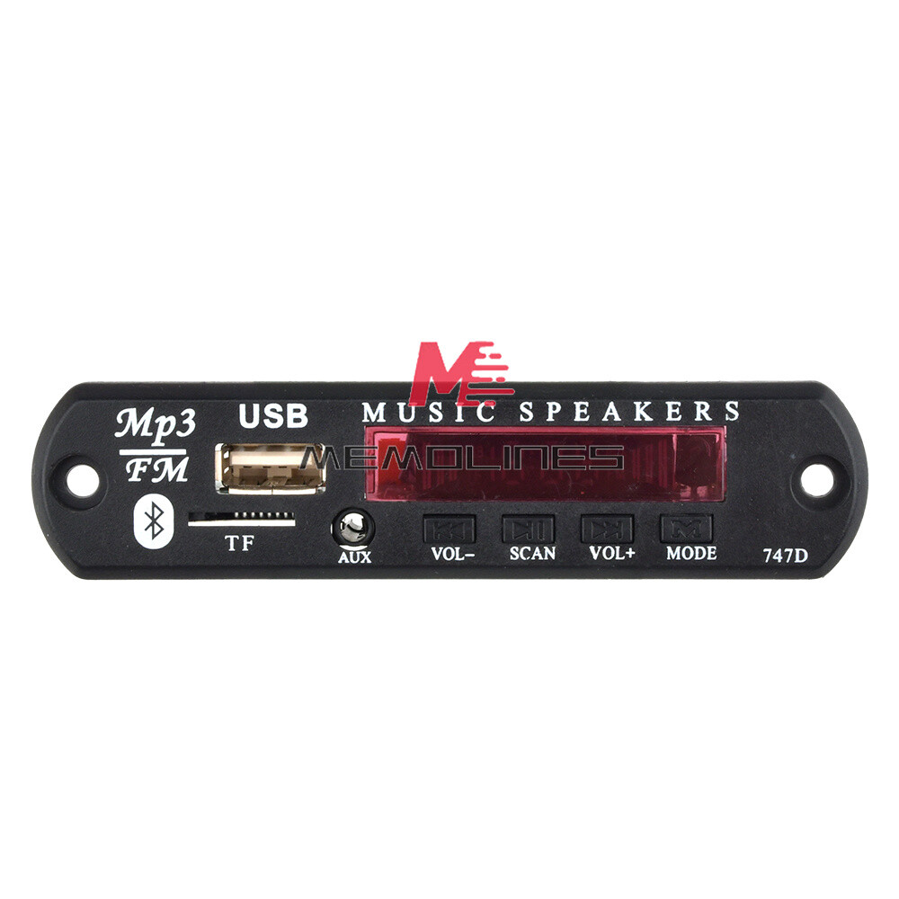 9V 12V MP3 WMA Decoder Board Audio Module Bluetooth 5.0 Music Remote Control Car