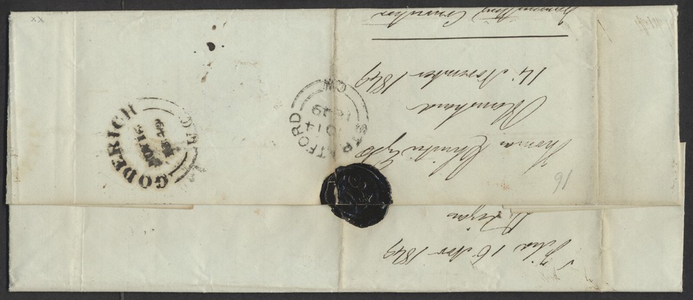 1849 SFL St Marys-Blanchard (Perth) CW to Goderich Convictions Notice