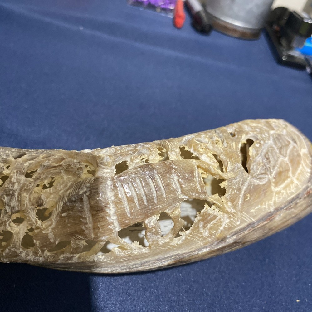 Hand Carved Horn