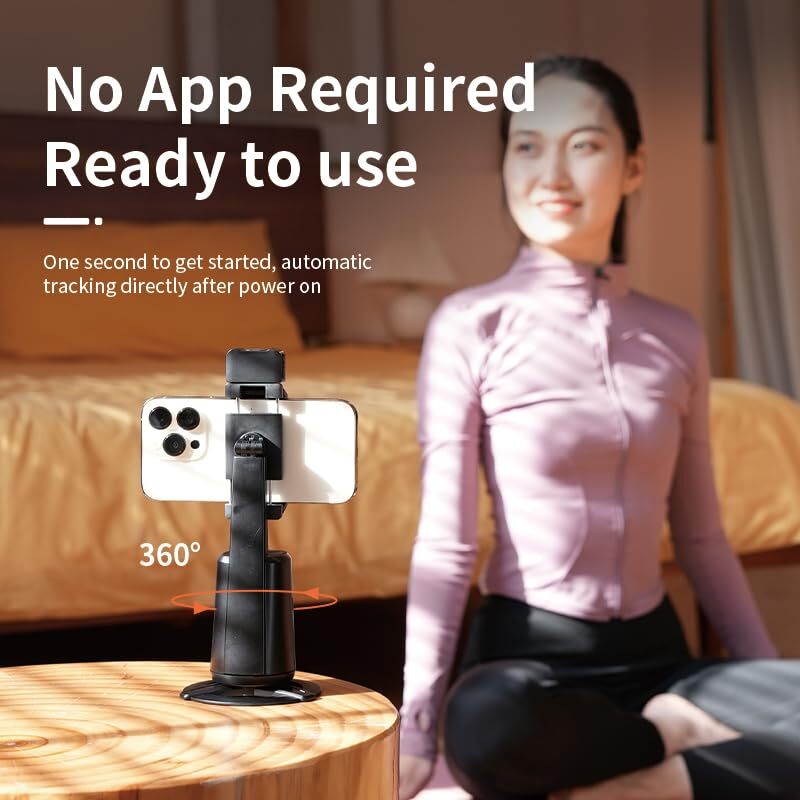 A200 Auto Face Tracking Gimbal - 360° Three Axis Construction for Enhanced S...