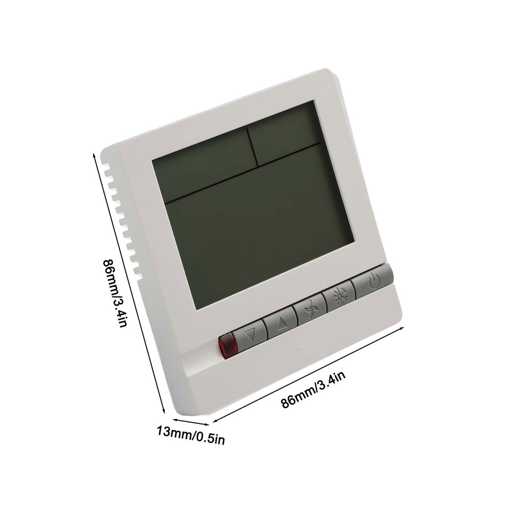 Fan and Temperature Controller with Large LCD Display for Easy Reading